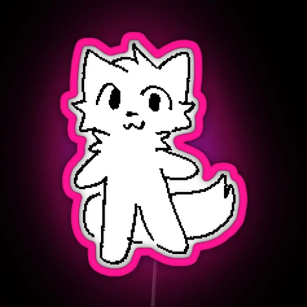 Boykisser Silly Cat RGB Neon Sign