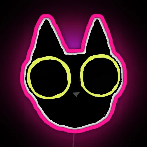 Boyliker Cat No Text RGB Neon Sign