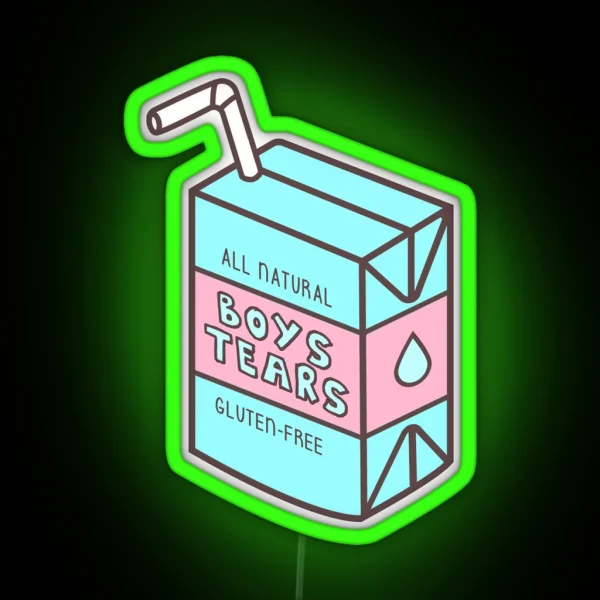 Boys Tears Juicebox RGB Neon Sign