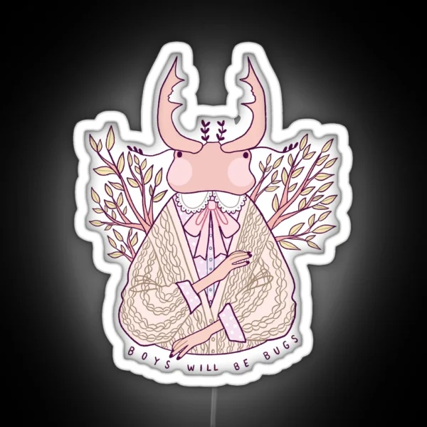 Boys Will Be Bugs RGB Neon Sign