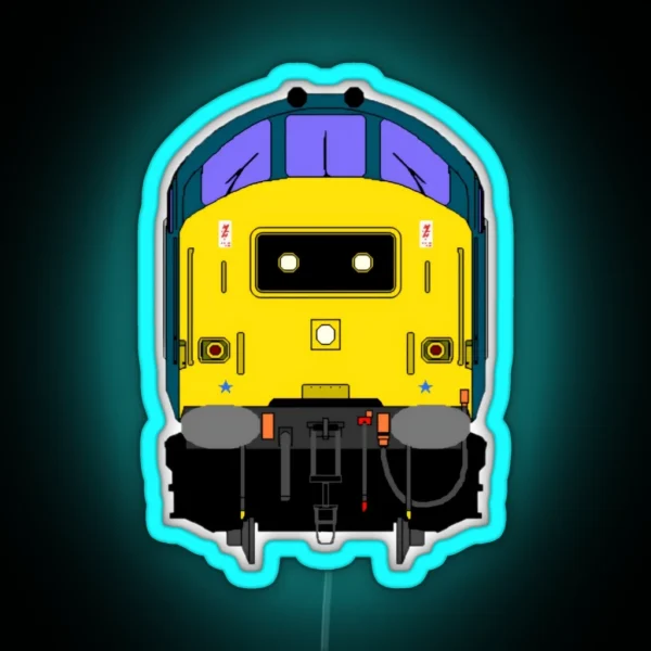 Br Class 37 Locomotive RGB Neon Sign