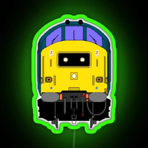 Br Class 37 Locomotive RGB Neon Sign