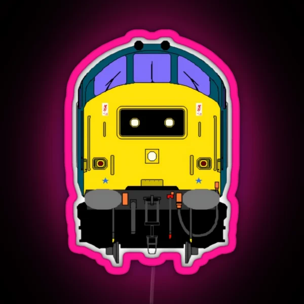 Br Class 37 Locomotive RGB Neon Sign