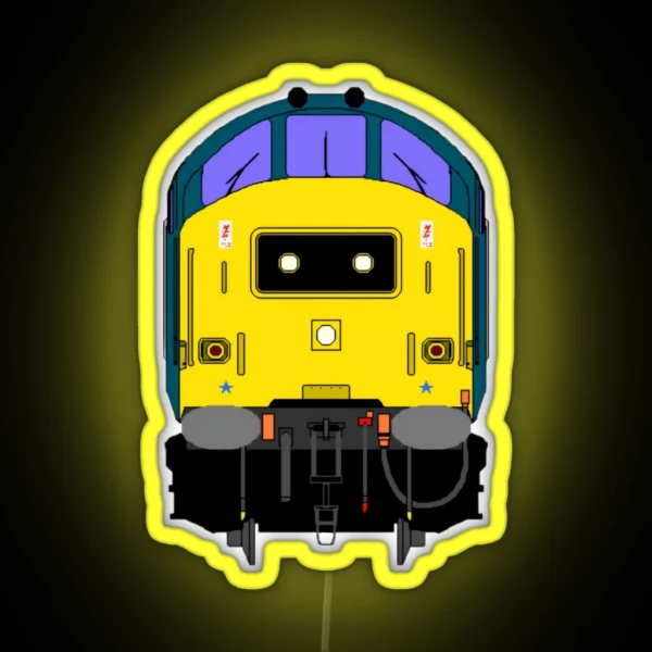 Br Class 37 Locomotive RGB Neon Sign