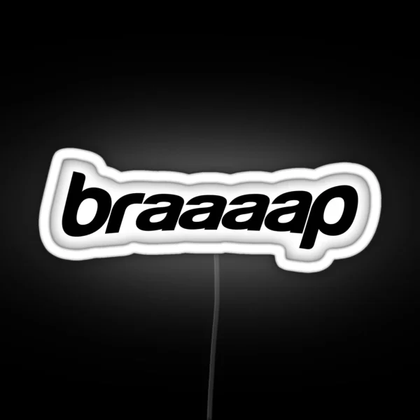 Braaaap Gear RGB Neon Sign