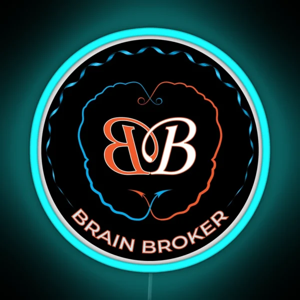 Brain Broker RGB Neon Sign