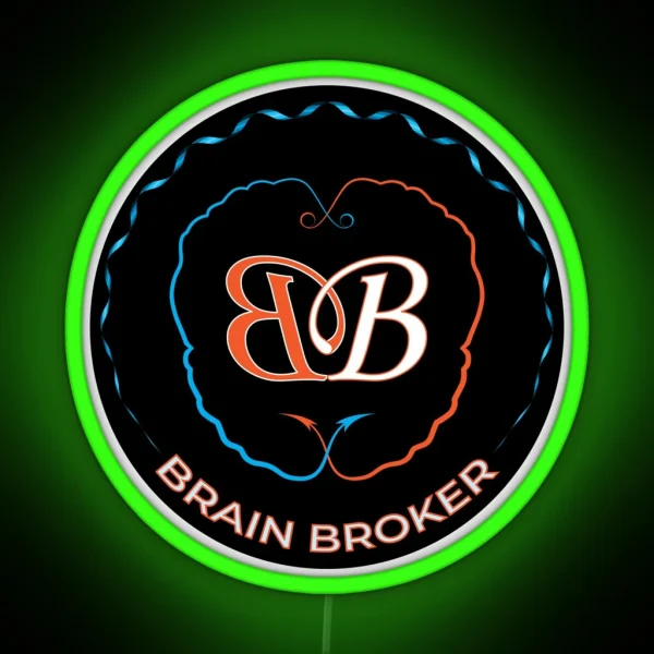 Brain Broker RGB Neon Sign