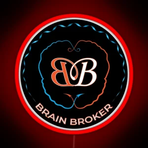 Brain Broker RGB Neon Sign