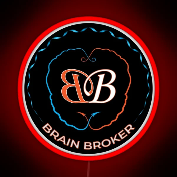 Brain Broker RGB Neon Sign
