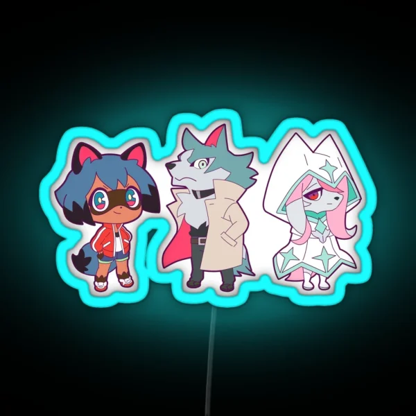 Brand New Animal Cast RGB Neon Sign