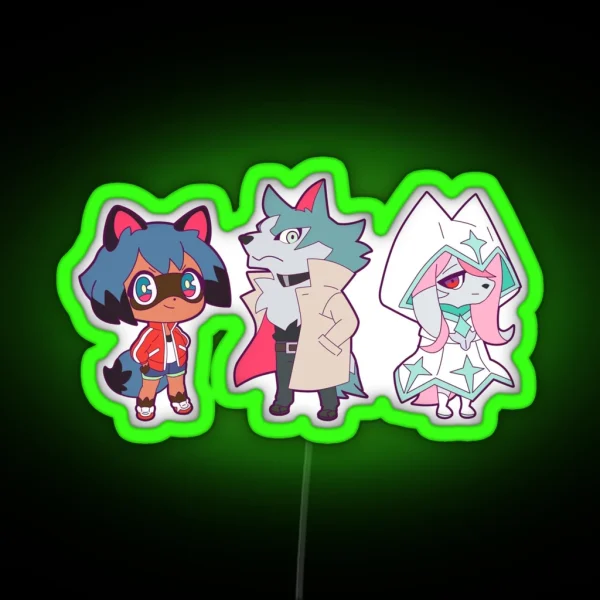 Brand New Animal Cast RGB Neon Sign