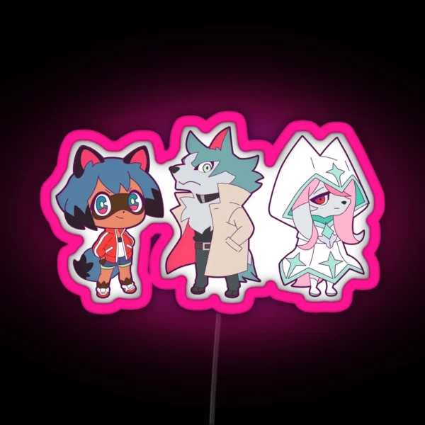 Brand New Animal Cast RGB Neon Sign