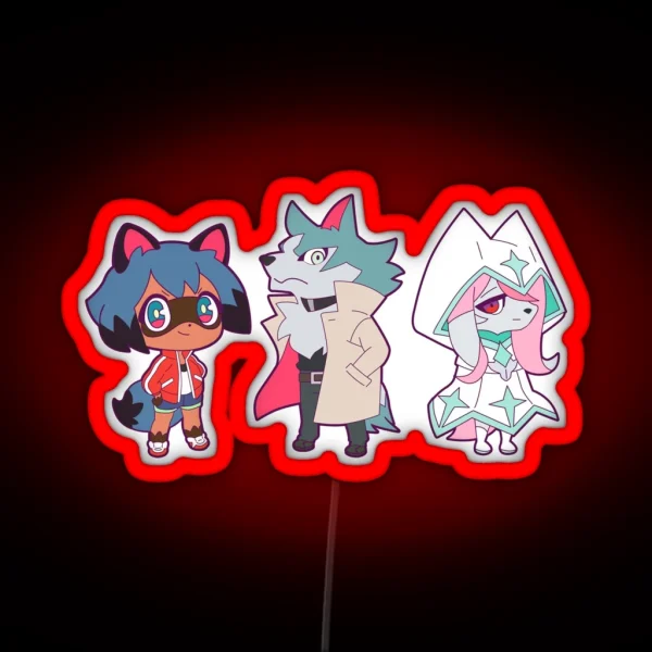 Brand New Animal Cast RGB Neon Sign