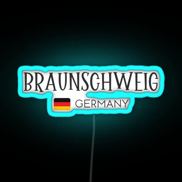 Braunschweig Germany RGB Neon Sign