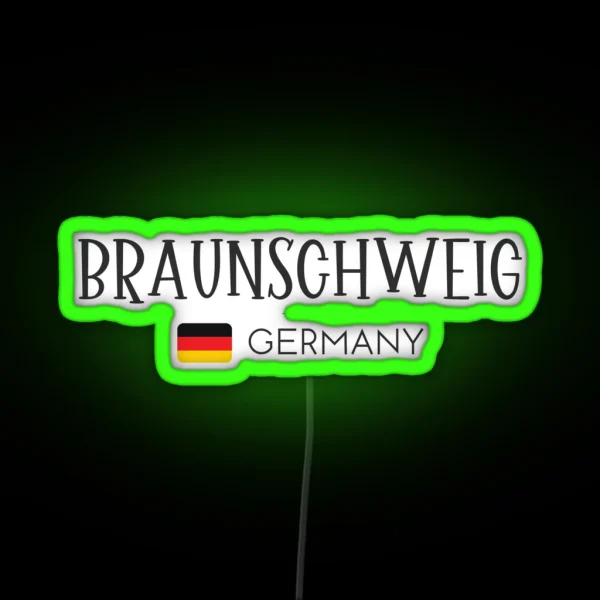Braunschweig Germany RGB Neon Sign