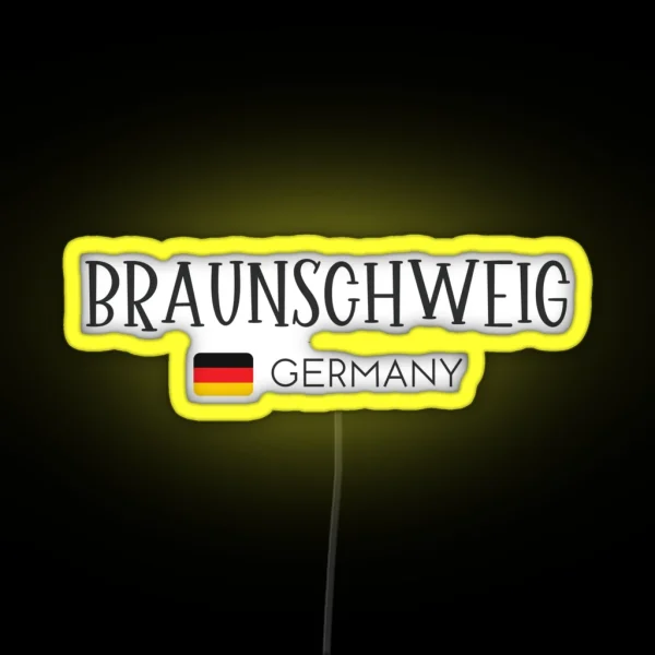 Braunschweig Germany RGB Neon Sign