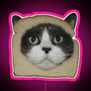 Breaded Inbread Cat Breading RGB Neon Sign