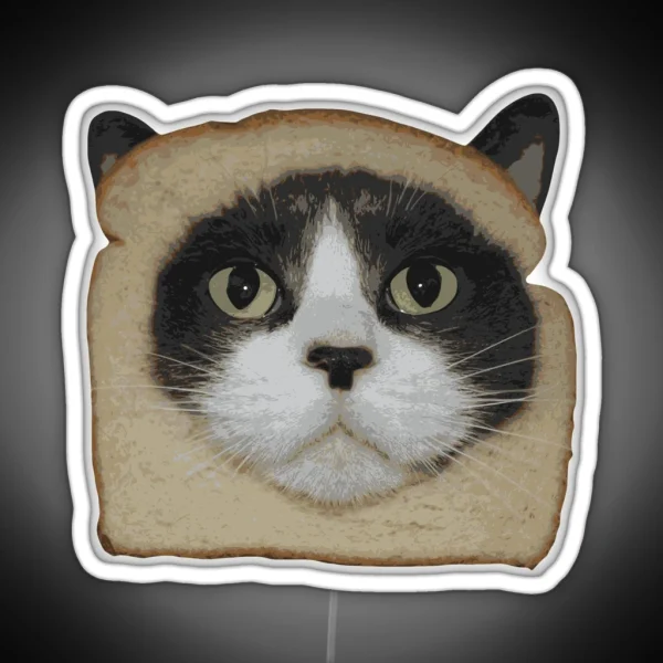 Breaded Inbread Cat Breading RGB Neon Sign