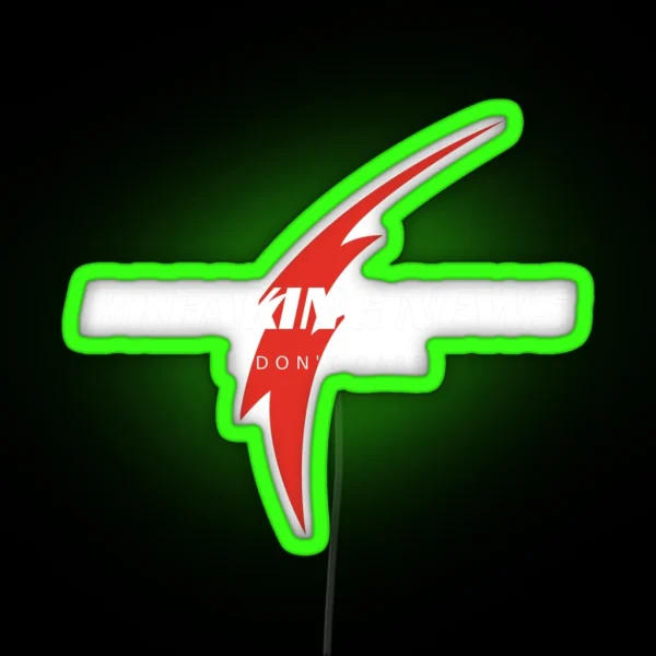 Breaking News I Don T Care RGB Neon Sign