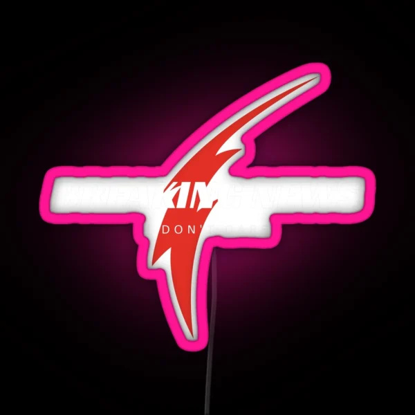 Breaking News I Don T Care RGB Neon Sign