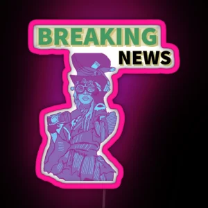Breaking News Ledbreaking News RGB Neon Sign