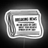 Breaking News RGB Neon Sign