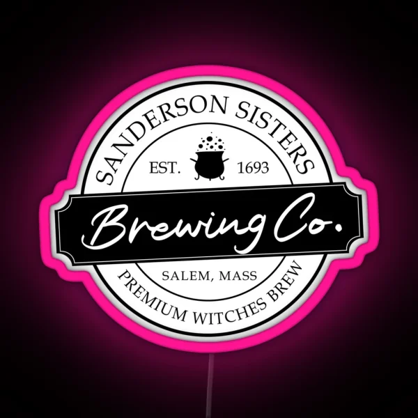 Brewing Co Premium Witches Brew RGB Neon Sign