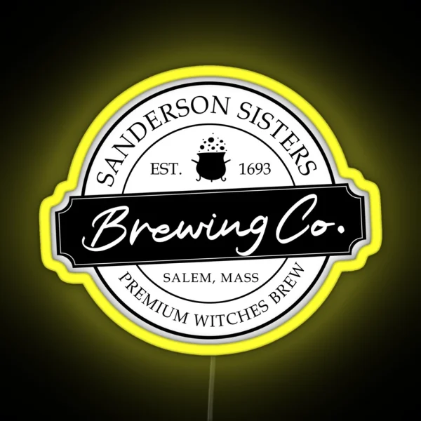 Brewing Co Premium Witches Brew RGB Neon Sign