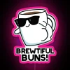 Brewtiful Buns Funny Coffee Puns RGB Neon Sign - Image 6