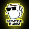 Brewtiful Buns Funny Coffee Puns RGB Neon Sign - Image 5