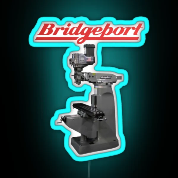 Bridgeport Mill RGB Neon Sign