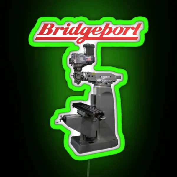 Bridgeport Mill RGB Neon Sign