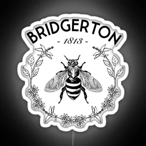 Bridgerton Bee Badge 2 RGB Neon Sign