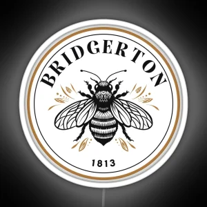 Bridgerton Bee Badge RGB Neon Sign