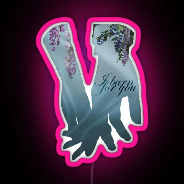 Bridgerton Daphne And Simon I Burn For You RGB Neon Sign