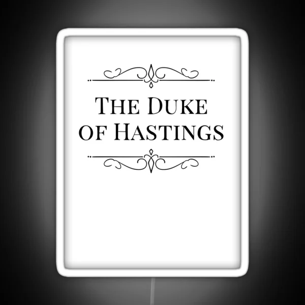 Bridgerton The Duke Of Hastings RGB Neon Sign