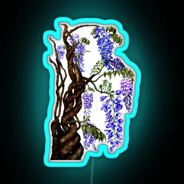 Bridgerton Wisteria RGB Neon Sign