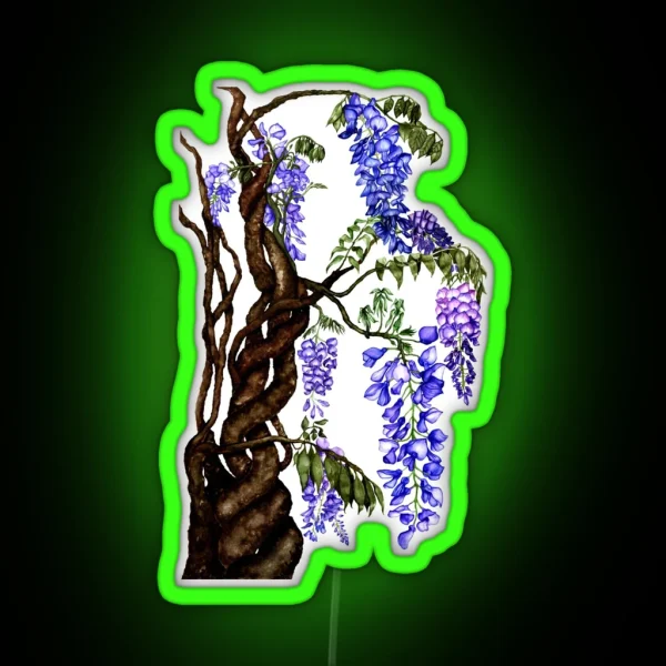 Bridgerton Wisteria RGB Neon Sign