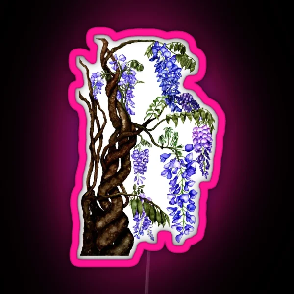 Bridgerton Wisteria RGB Neon Sign