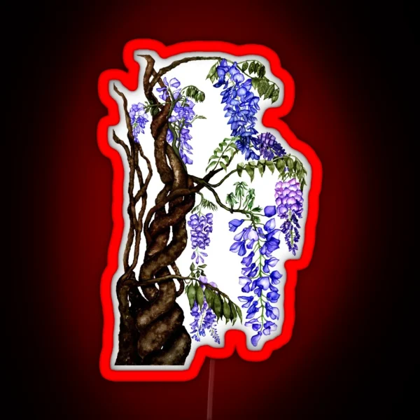 Bridgerton Wisteria RGB Neon Sign