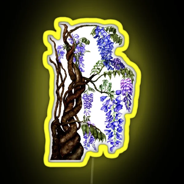 Bridgerton Wisteria RGB Neon Sign