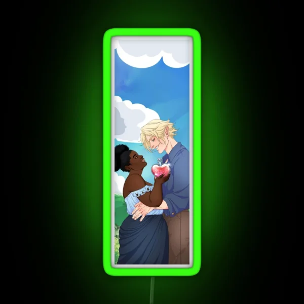 Brie And Felix Bookmark RGB Neon Sign