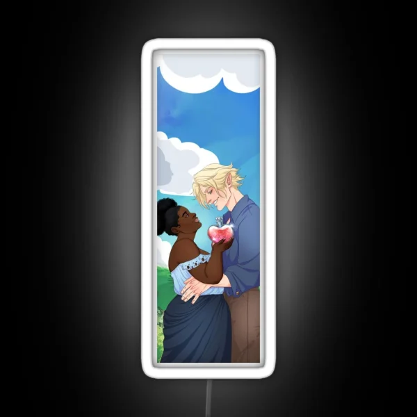 Brie And Felix Bookmark RGB Neon Sign