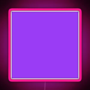 Bright Fluorescent Day Glo Purple Neon RGB Neon Sign