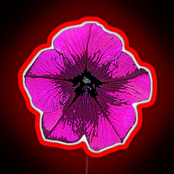 Bright Pink Petunia RGB Neon Sign