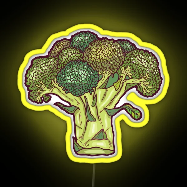 Brilliant Broccoli RGB Neon Sign