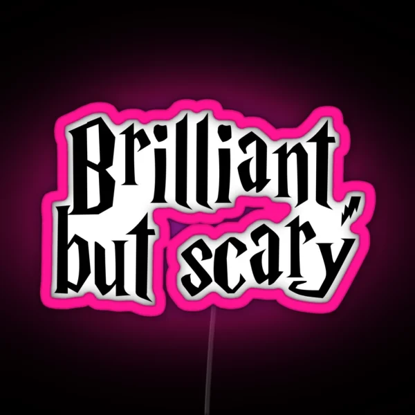 Brilliant But Scary RGB Neon Sign