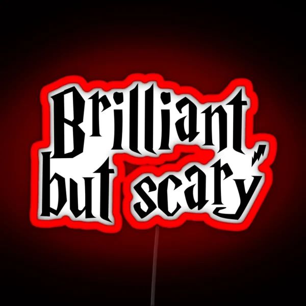 Brilliant But Scary RGB Neon Sign