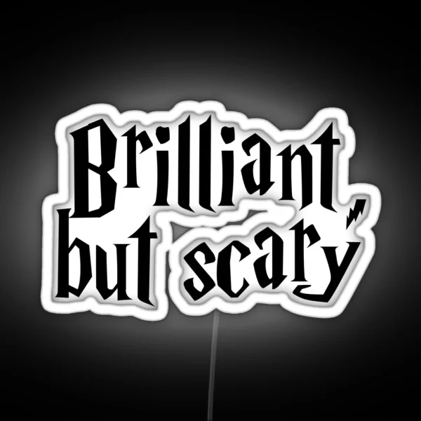Brilliant But Scary RGB Neon Sign