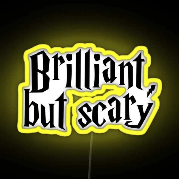 Brilliant But Scary RGB Neon Sign